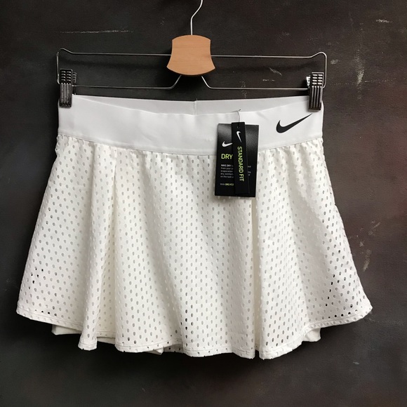 Nike Tennis Skirt Flouncy High-Low Mesh CK8397 - Picture 6 of 11